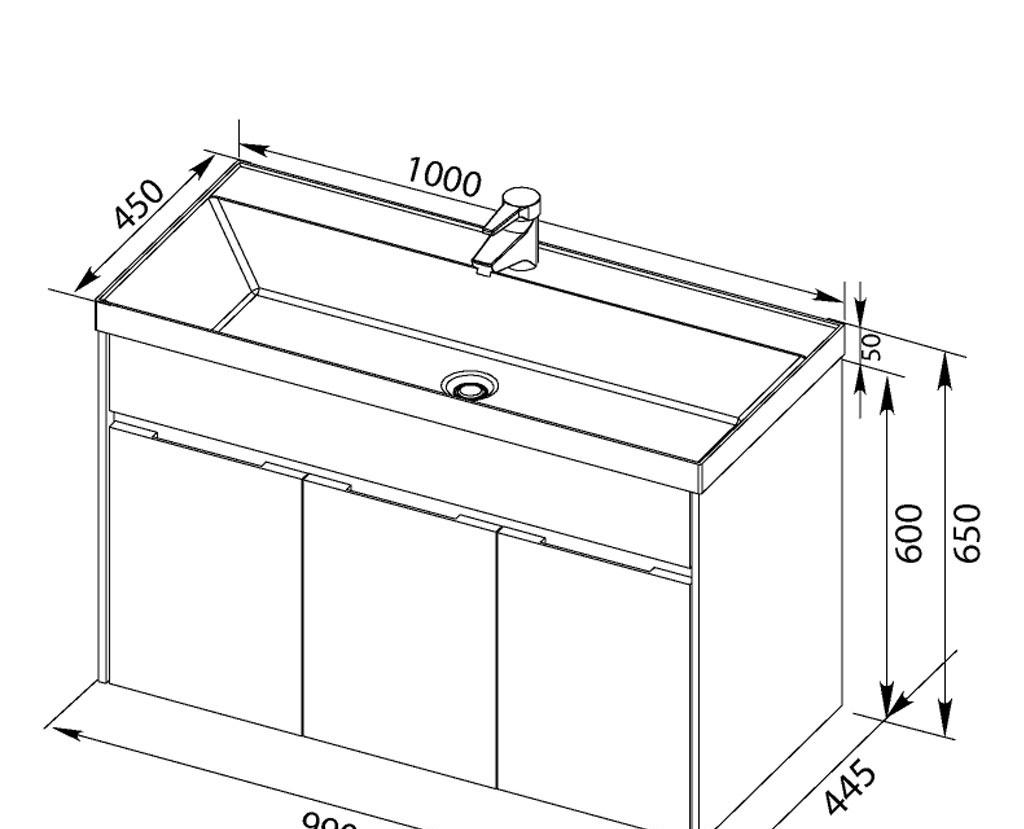 Aquanet Латина, Тумба для раковины, 00179928