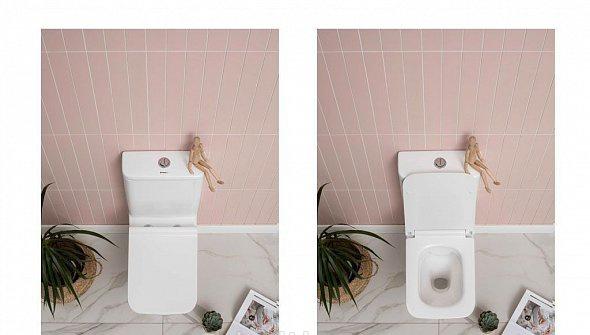 Aquanet Rimless Cube, бачки, CL-12248B-1