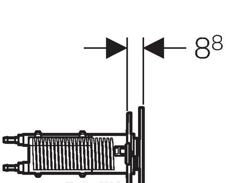 Кнопка смыва - Geberit, Sigma 70, 0.6x22x15 см, 115.635.SQ.1