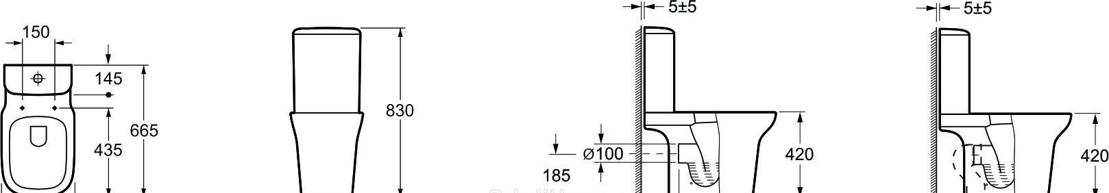 Grossman Classic, Унитаз компакт, GR-N3012