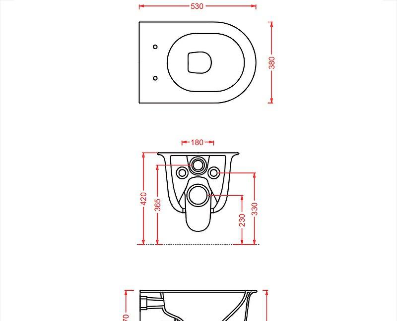 ArtCeram Chic, Унитаз подвесной, CHV001 17 00