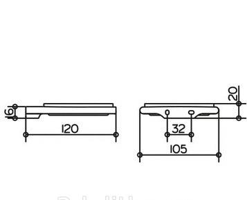 Keuco Edition 400, Мыльница, 11555 019000 / 11555019000