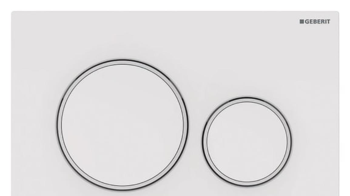 Кнопка смыва - Geberit, Sigma 20, 1.2x24.6x16.4 см, 115.882.11.1