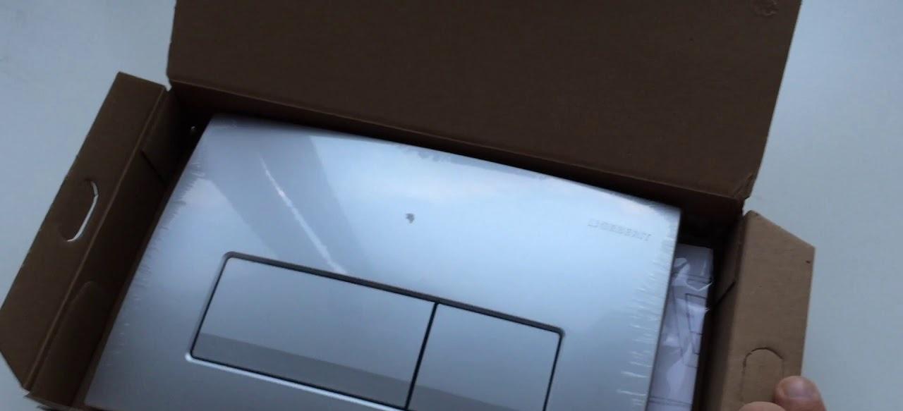 Кнопка смыва - Geberit, Delta51, 2.6x24.6x16.4 см, 115.105.21.1