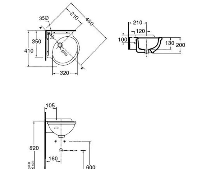 Azzurra Jubilaeum, Раковина, JULS0353500MBI (JUB35/AN bi)*1