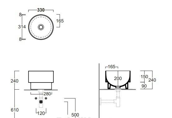 Simas Po-mo, Раковина, PO03bi