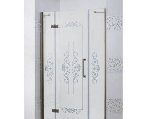 Душевая дверь - Cezares, Magic Royal Palace, 130x195 см, MAGIC-B-13-40+60/30-ROYAL PALACE-CP-Cr-L / MAGIC-60/30-ROYAL PALACE-CP-Cr-L