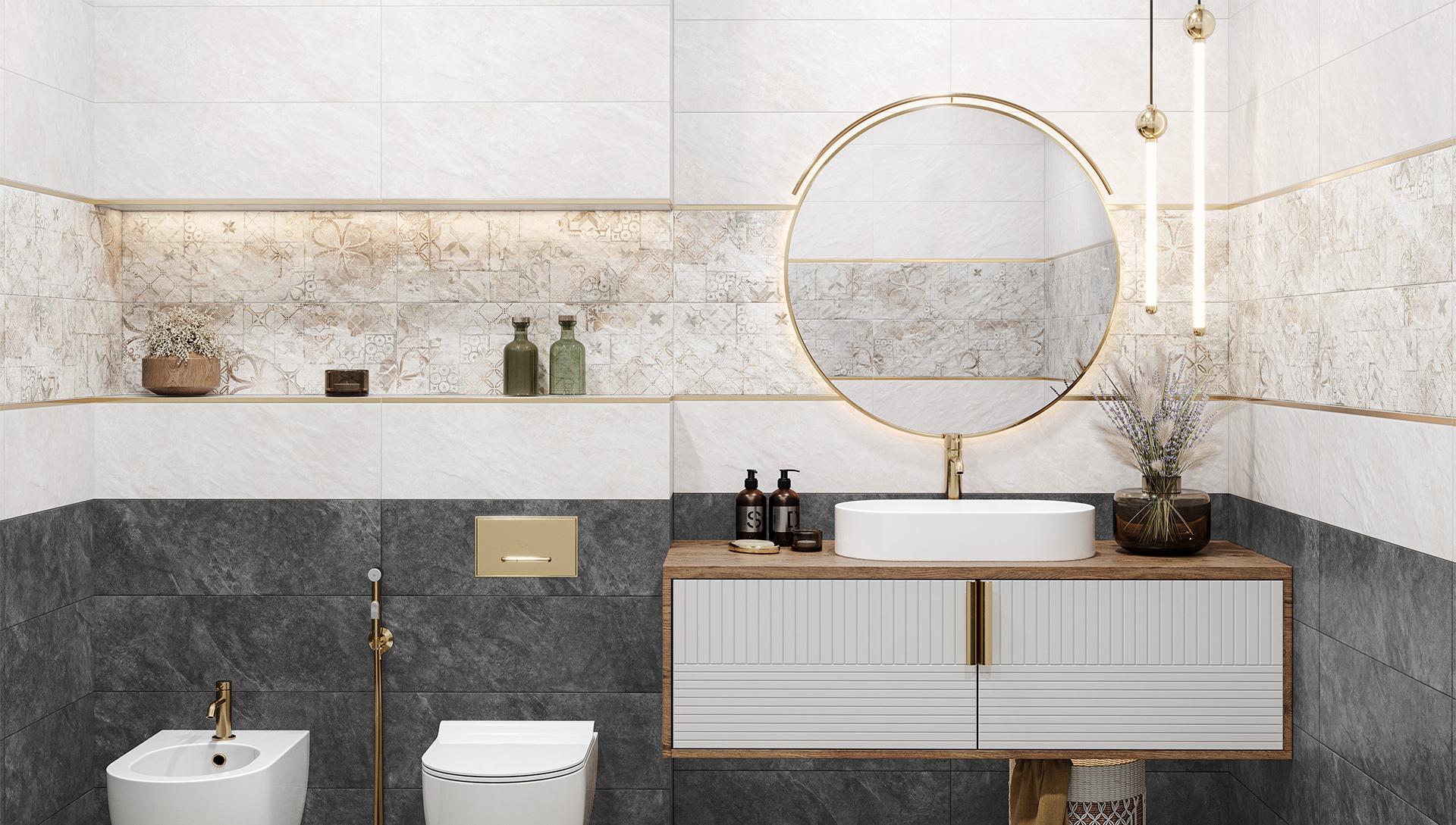 Картинка Delacora Kreo, Настенная плитка, 24.6x74 см