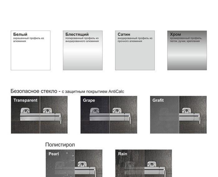 Боковая стенка - Ravak, Pivot, 90x190 см, 90G70300Z1