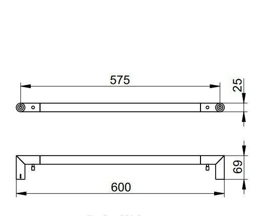 Keuco Сollection Reva, Полотенцедержатель, 12801 010600