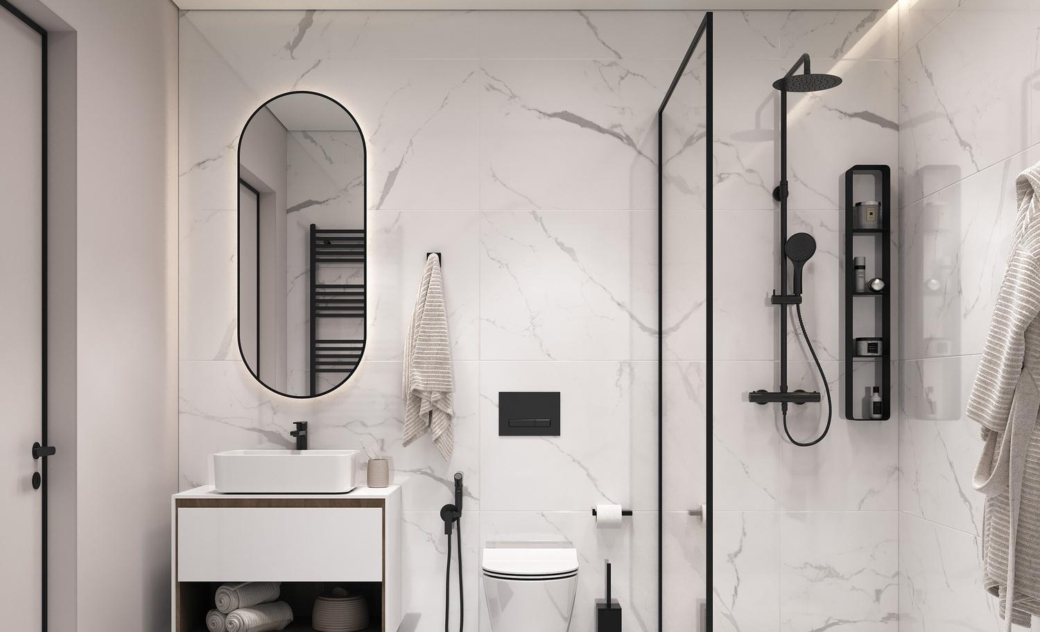 Картинка Cersanit Deep Calacatta, Керамогранит, 60x120 см