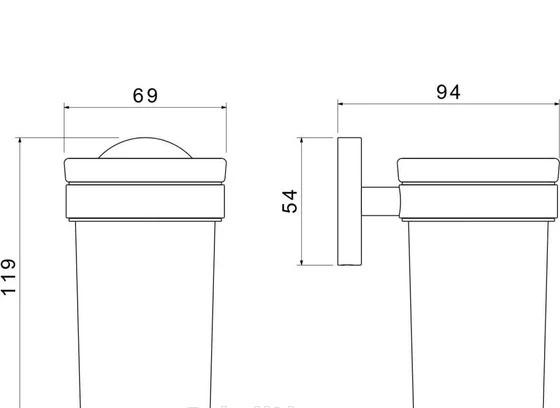 Aquatek Европа, Стакан, AQ4104CR