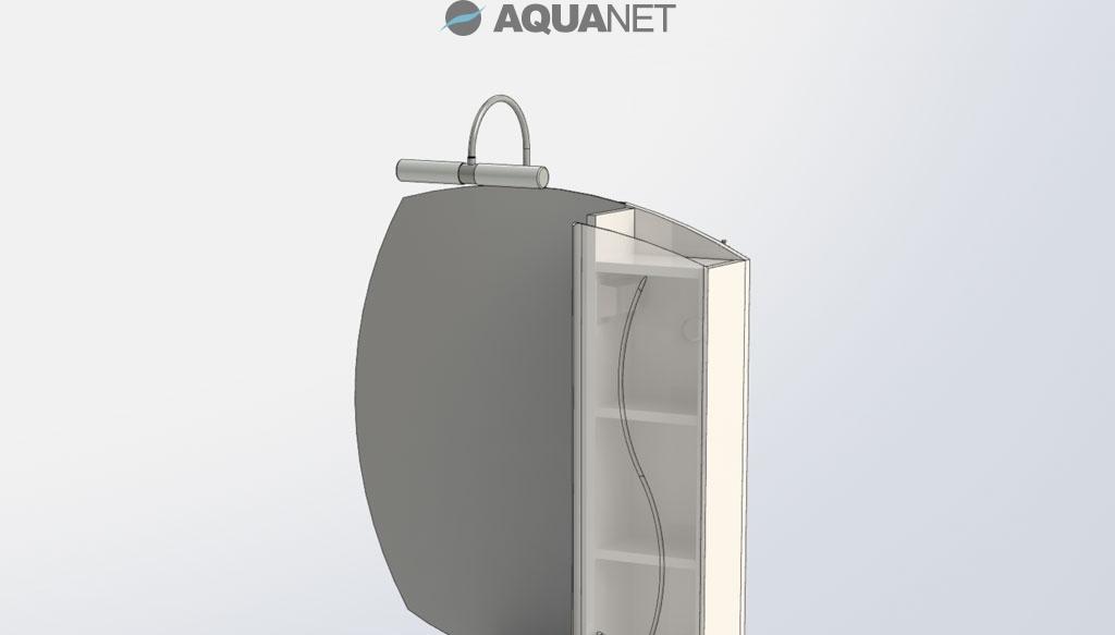 Aquanet Моника, Шкаф-зеркало, HP7481S0000