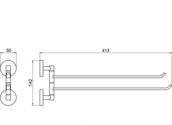 Aquatek Бетта, Полотенцедержатель, AQ4613CR
