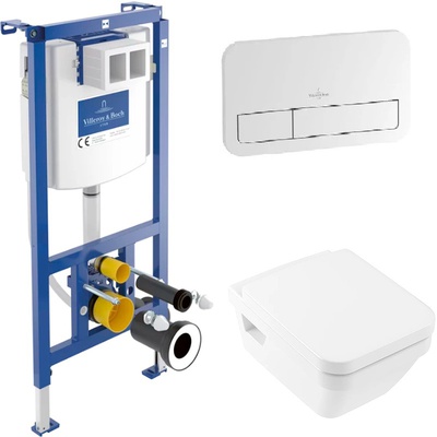 Villeroy&Boch Architectura, Унитаз подвесной с инсталляцией и кнопкой, BB2019SC