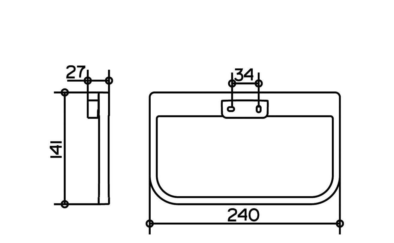 Keuco Moll, Полотенцедержатель, 12721 010000 / 12721010000