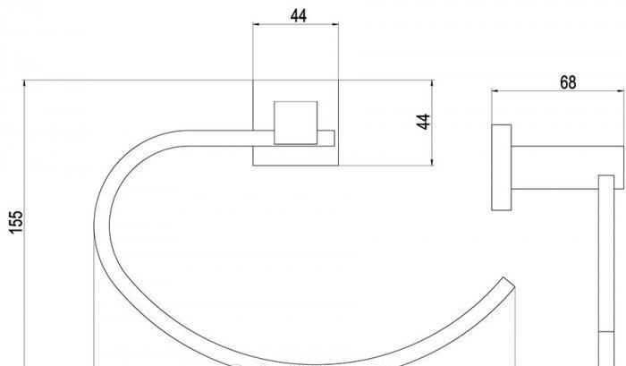 Timo Selene, Полотенцедержатель, 10050/00