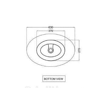 Раковина - Jaquar, Jaquar Designer, 42.5x63x16 см, JDS-WHT-25901