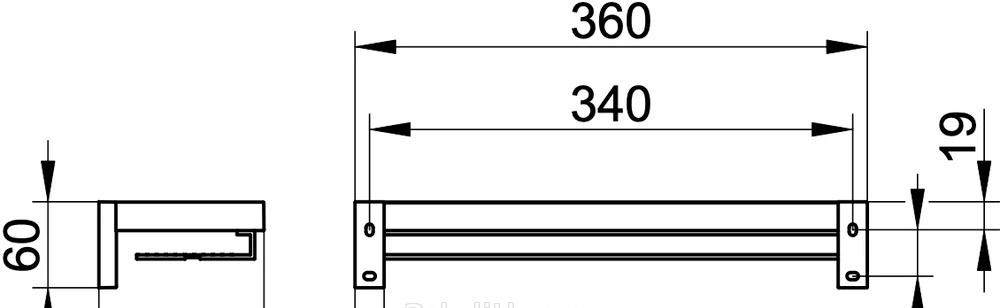 Keuco Edition 90, Полка, 19158010000 / 19158 010000
