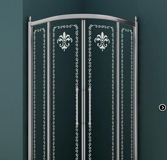 Душевой уголок - Cezares, Retro, 90x90x195 см, RETRO-R-2-90-CP-Cr