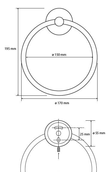 Bemeta White, Полотенцедержатель, 104104064
