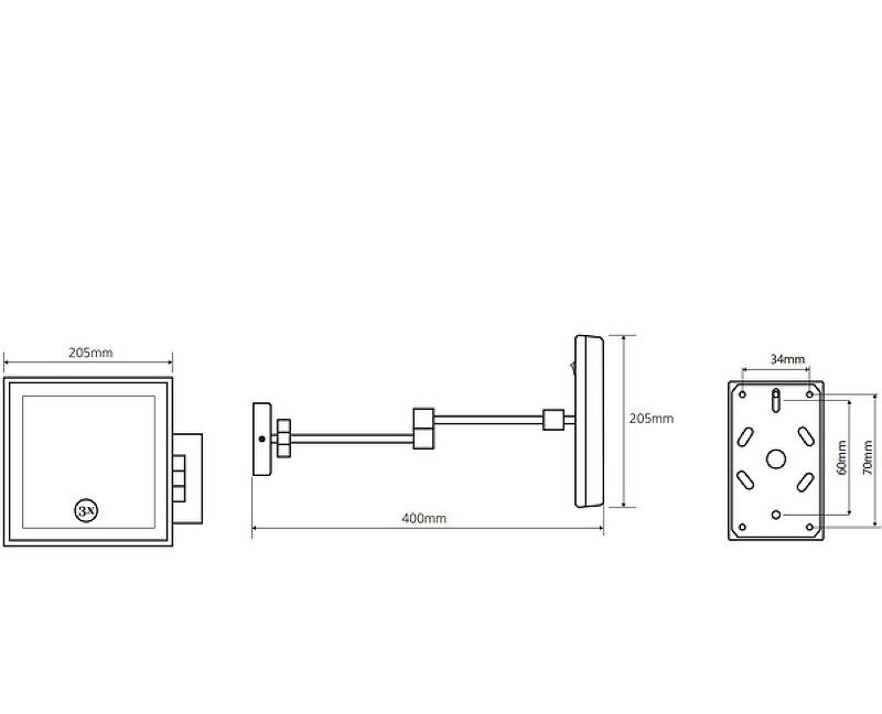 Bemeta Cosmetic mirrors, Косметическое зеркало, 112101202