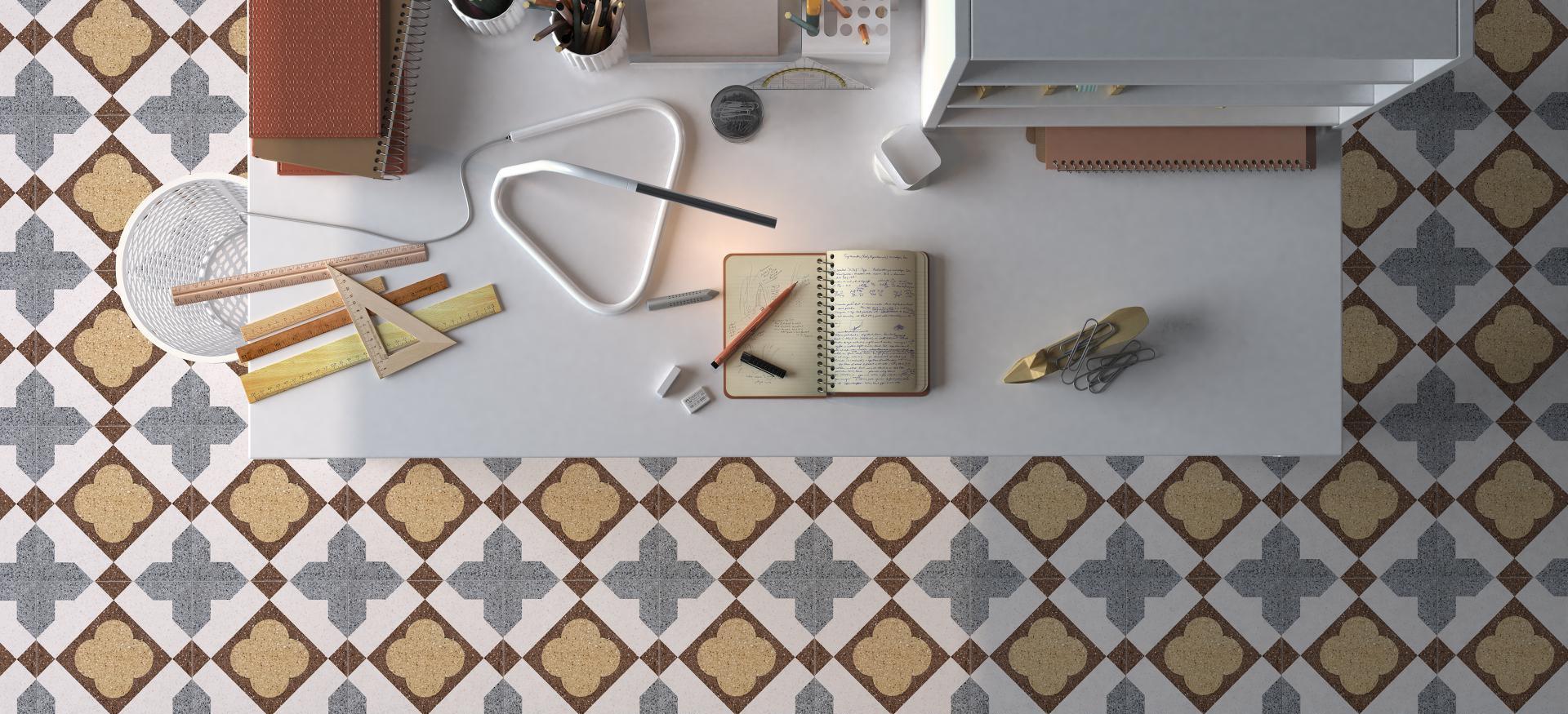 Картинка Pamesa Deco, Керамогранит, 22.3x22.3 см