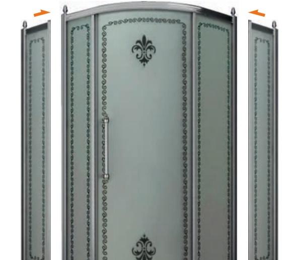 Боковая стенка - Cezares, Retro, 30x195 см, RETRO-A-30-FIX-PP-Br