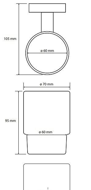 Bemeta Brilo, Держатель, 161110012