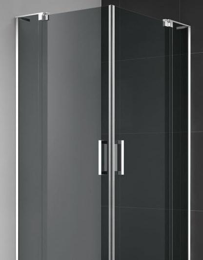 Душевой уголок - Cezares, Slider AH 2, 80x100x195 см, SLIDER-AH-2-80/90-100/110-GRIGIO-Cr