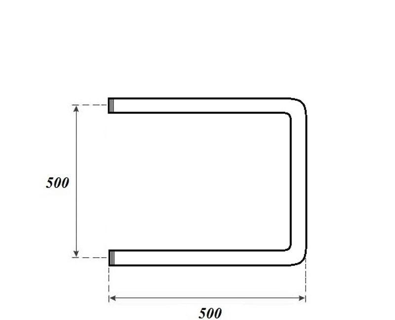 Полотенцесушитель водяной - Point, без коллекции, 11.4x50x50 см, PN35555