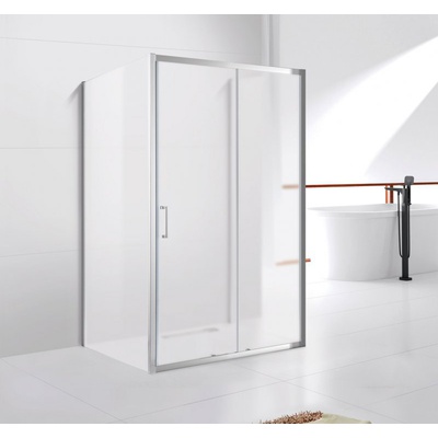 Душевой уголок - Cezares, Molveno, 90x130x190 см, MOLVENO-AH-12-130/90-P-Cr