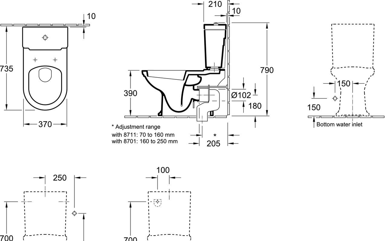Villeroy&Boch Hommage, сиденья и крышки, 8809S1R1