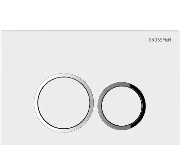 Grossman без коллекции, Унитаз подвесной с инсталляцией и кнопкой, 97.4411GMS.01.000