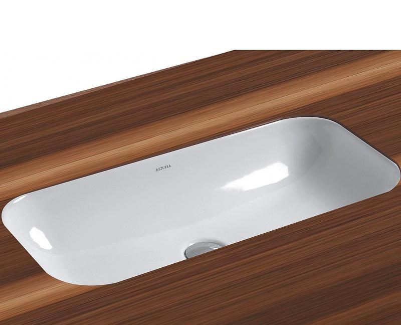 Раковина - Azzurra, Glaze, 38x69x14 см, GLLT06938000BI (GLZ 69x38/SP bi)