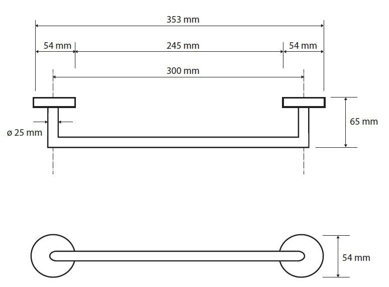 Bemeta Omega, Полотенцедержатель, 104204332