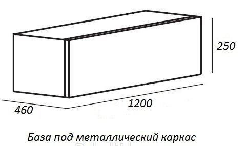 Cezares Cadro, Тумба для раковины, CADRO-120-1C-SO-NR-BLUM