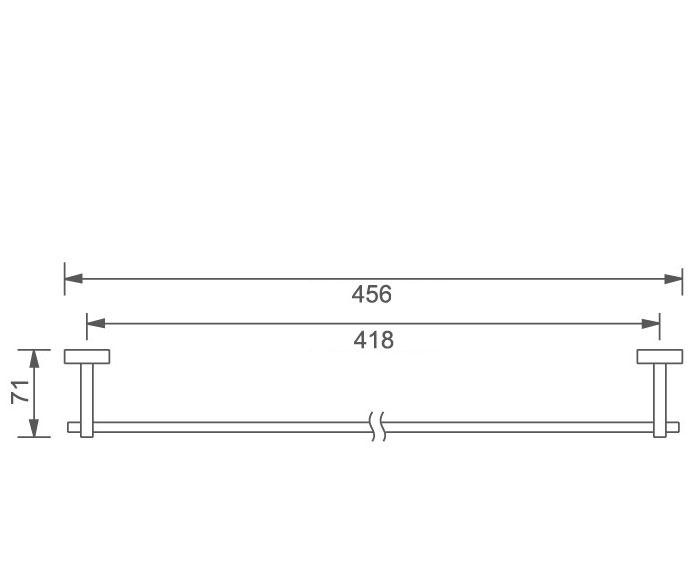 Aquanet 4700, Полотенцедержатель, 00189292