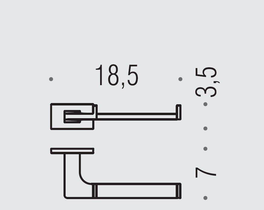 Colombo Look, Держатель туалетной бумаги, B1608.OM