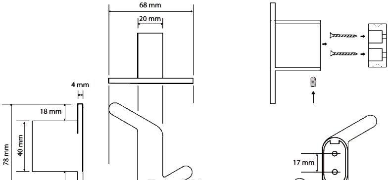 Bemeta Organic, Крючок, 157106201L