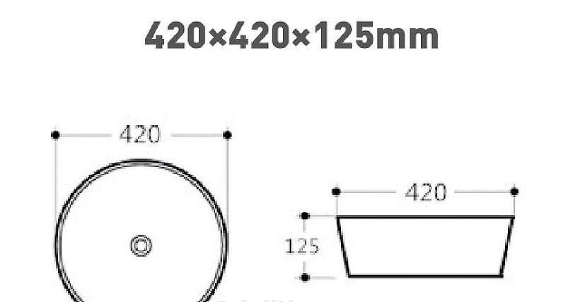 Раковина - Aquanet, Smart, 42x42x12.5 см, T-10 / 00273685