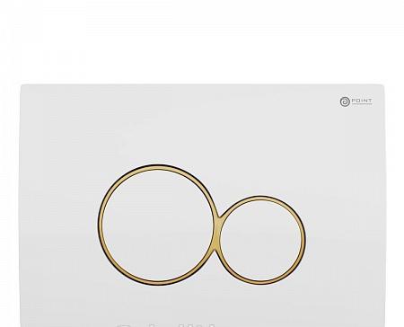 Point Элемент, Унитаз подвесной с инсталляцией и кнопкой, PN48423WG