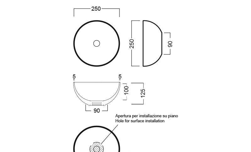 Hatria Happy hour, Раковина, A0Y5A502