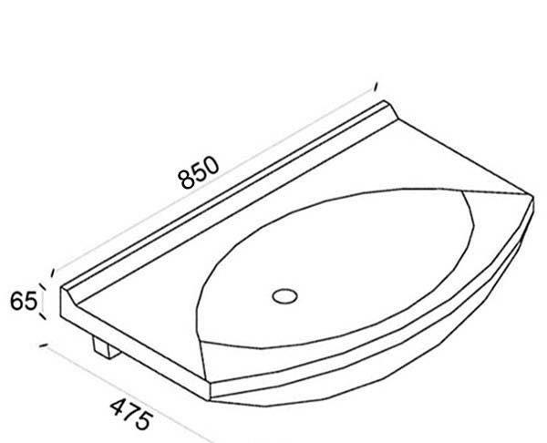 Aquanet Остин, Тумба для раковины, 00200908
