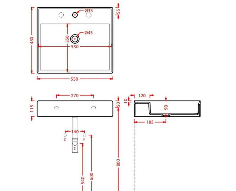 ArtCeram Scalino, Накладная (чаша), SCL007 01 00