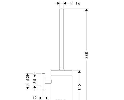 Hansgrohe Logis, Ершик, 40522000