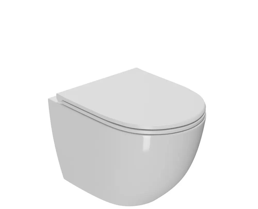 Point Элемент П, Унитаз подвесной с инсталляцией и кнопкой, PN48203WC