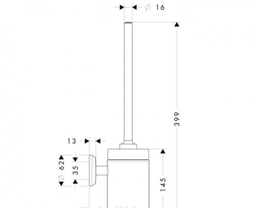 Hansgrohe Logis Classic, Ершик, 41632000