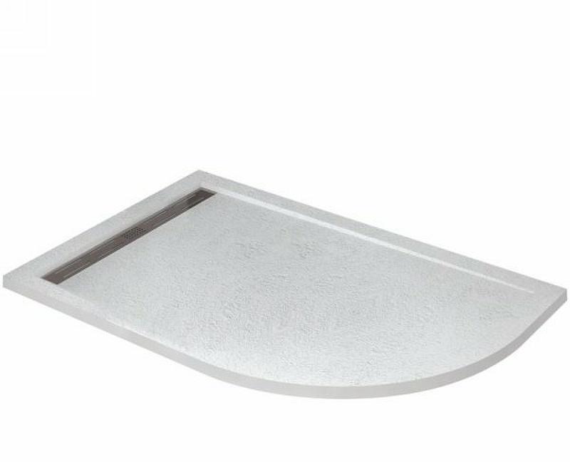 Душевой поддон - Cezares, без коллекции, 90x120x3 см, TRAY-AS-RH-120/90-550-30-W-L