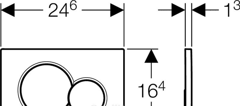 Geberit без коллекции, Унитаз подвесной с инсталляцией и кнопкой, 511730